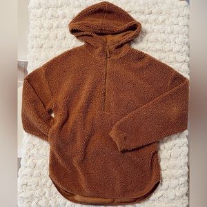 Teddy quarter zip hoodie